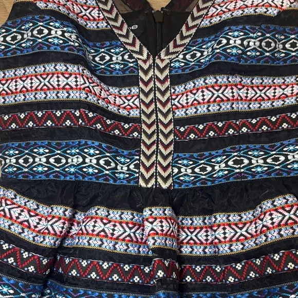 Bebe Fable Stripe Fit and Flare Mini Dress size 8 - Picture 12 of 12